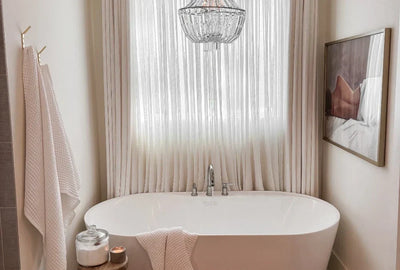 Light & Luxe: How to Pair Sheer and Linen Panels for a Spa-Worthy Bathroom