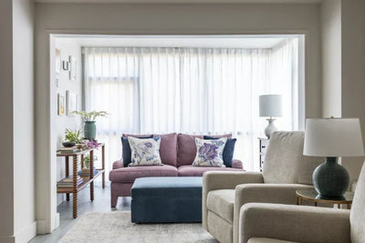 Wall-to-Wall, Floor-to-Ceiling Drapery: A Bold Choice