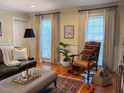 My Family Room Makeover with TWOPAGES Curtains