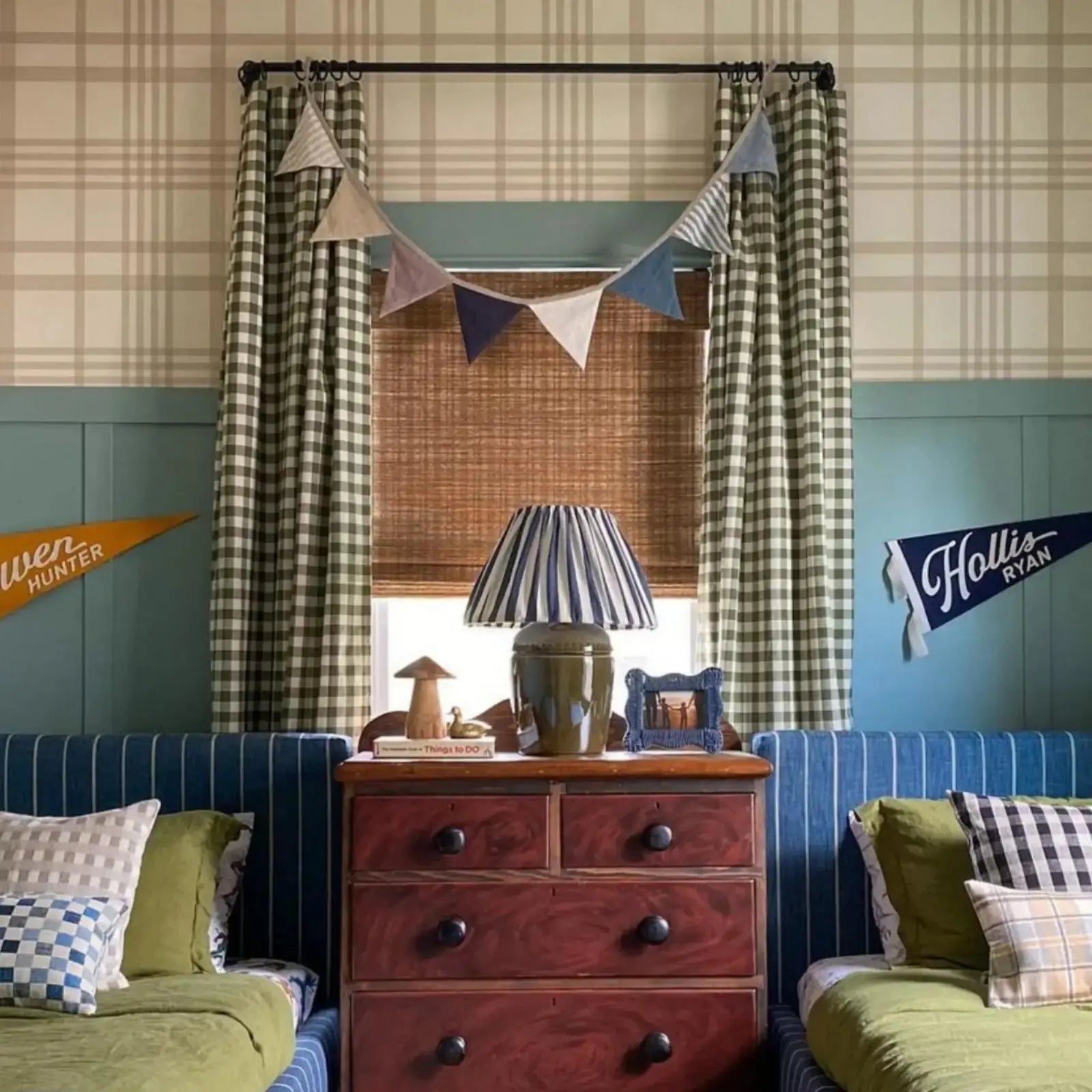 Natural Jute Bamboo Woven Shade - Cinnamon TWOPAGES CURTAINS