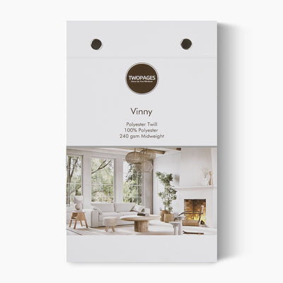 Vinny Polyester Twill Booklet 6 Colors TWOPAGES