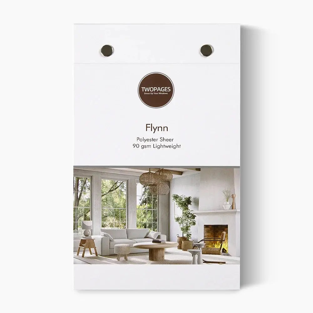 Flynn Lightweight Sheer Booklet 6 Colors -TWOPAGES