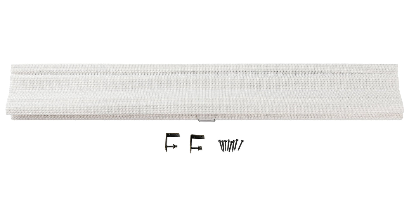 Natural Woven Bamboo Shade - Mist White