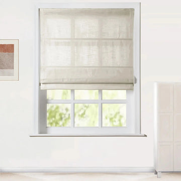 Jawara Roman Shade Cordless-Wooden Headrail TWOPAGES