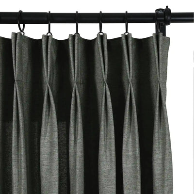 Zola Custom Heavyweight Curtain Pleated -TWOPAGES