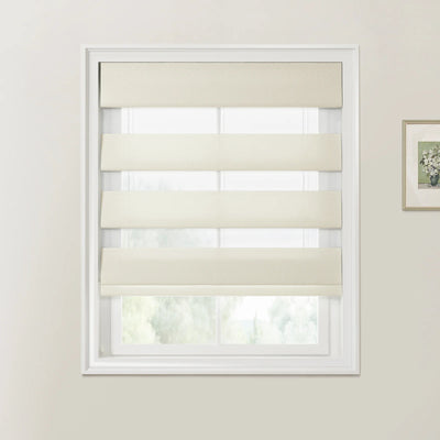 Ron Herringbone Texture Zebra Roman Blinds Cord Lift