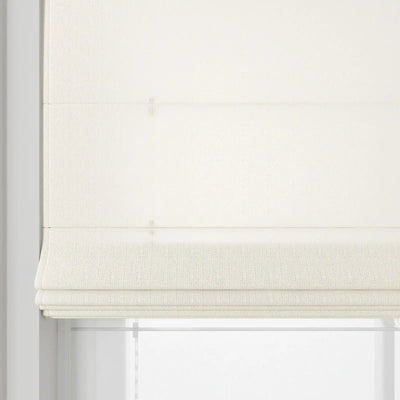 Ron Linen Cotton Herringbone Day Night Roman Shade Cordless