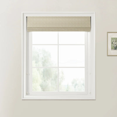 Ron Herringbone Texture Zebra Roman Blinds Cord Lift