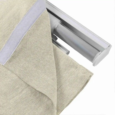 Ron Linen Cotton Herringbone Roman Shade Cordless -TWOPAGES