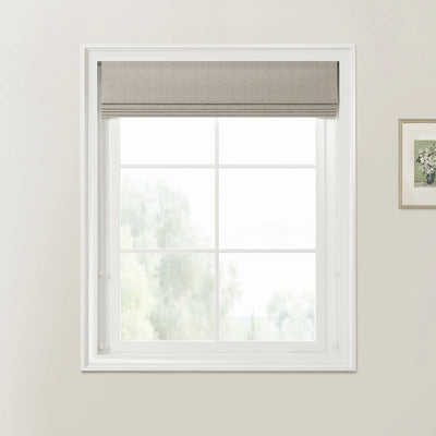 Ron Herringbone Texture Zebra Roman Blinds Cord Lift