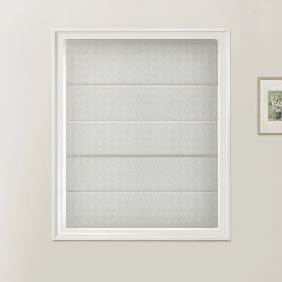 Ron Herringbone Texture Zebra Roman Blinds Cord Lift