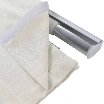 Ron Linen Cotton Herringbone Roman Shade Cordless -TWOPAGES