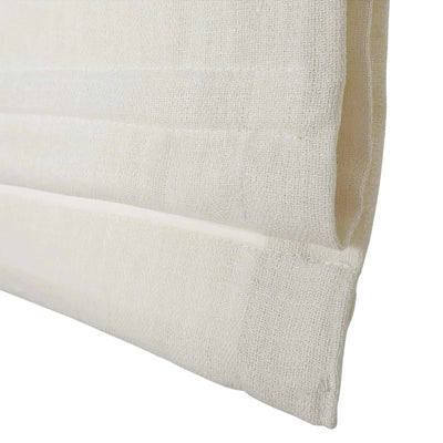 Ron Linen Cotton Herringbone Roman Shade Cordless -TWOPAGES