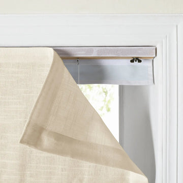 Jawara Roman Shade Cordless-Wooden Headrail TWOPAGES