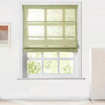 Jawara Roman Shade Cordless-Wooden Headrail TWOPAGES