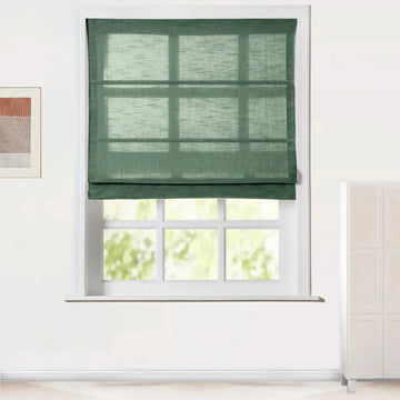 Jawara Roman Shade Cordless-Wooden Headrail TWOPAGES