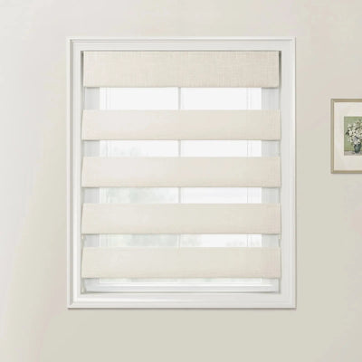 Custom Zebra Roman Blind Cord Lift -TWOPAGES