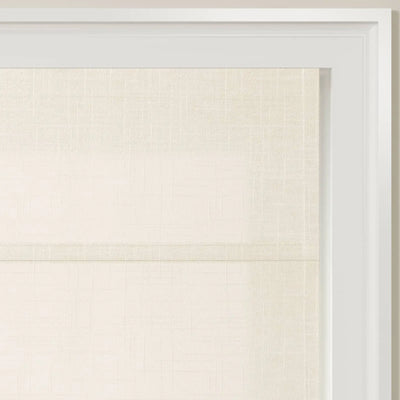 Ian Linen Fan Roman Shades Cord Lift