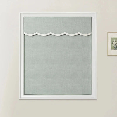 Ian Linen Valanced Day Night Roman Shade Cord Lift -TWOPAGES