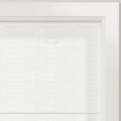 Liz Linen Back Slat Roman Shades Cordless