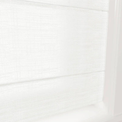 Liz Linen Back Slat Roman Shades Cordless