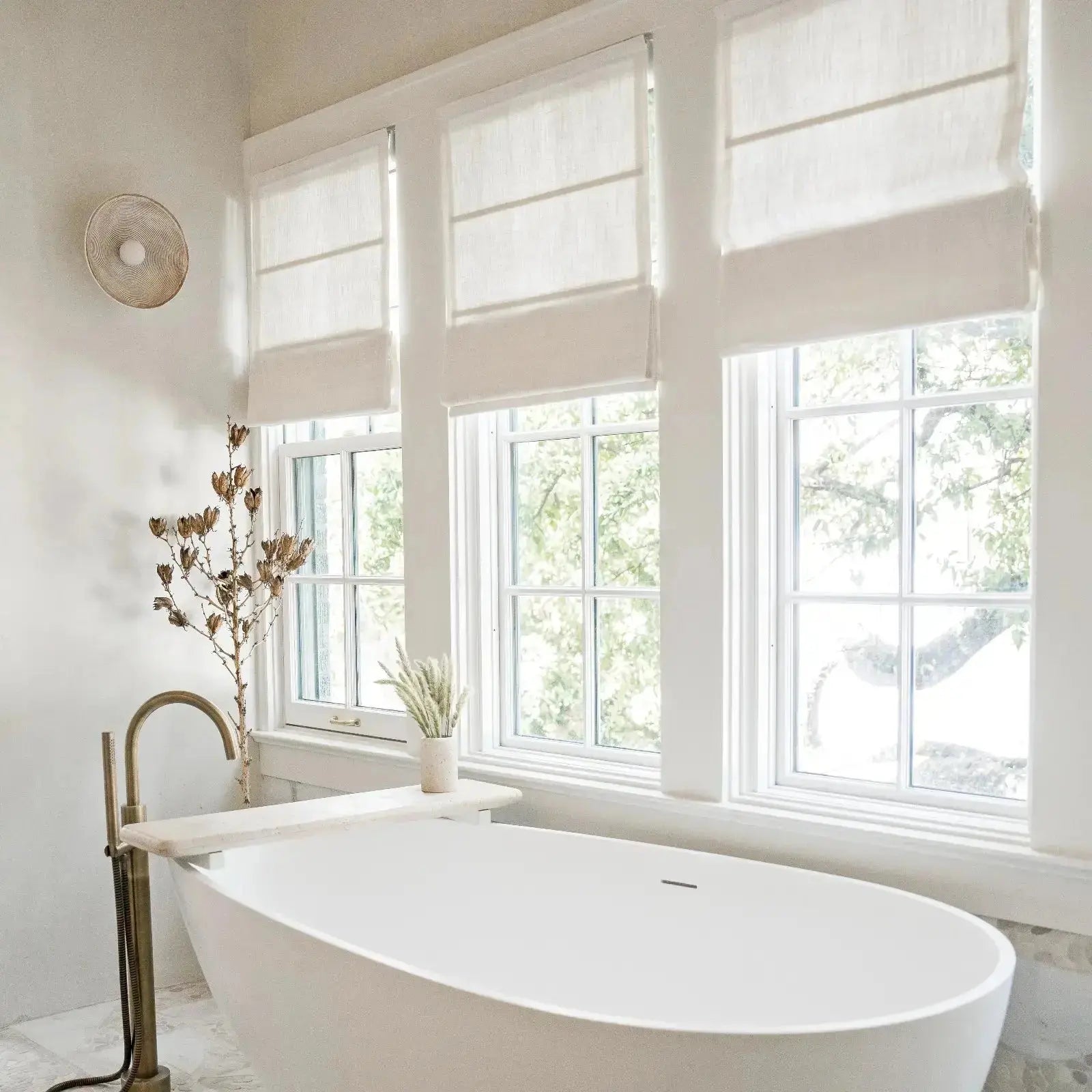 Liz Linen Roman Shade Cordless- -TWOPAGES