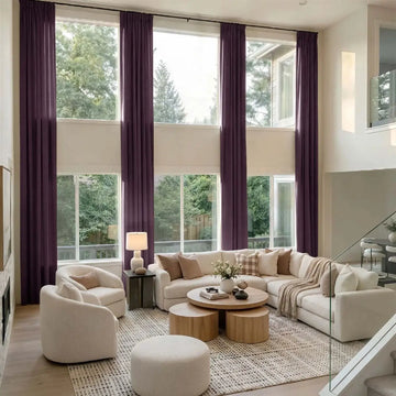 Liz Loft Curtain Extra Long Pleated Curtains- -TWOPAGES