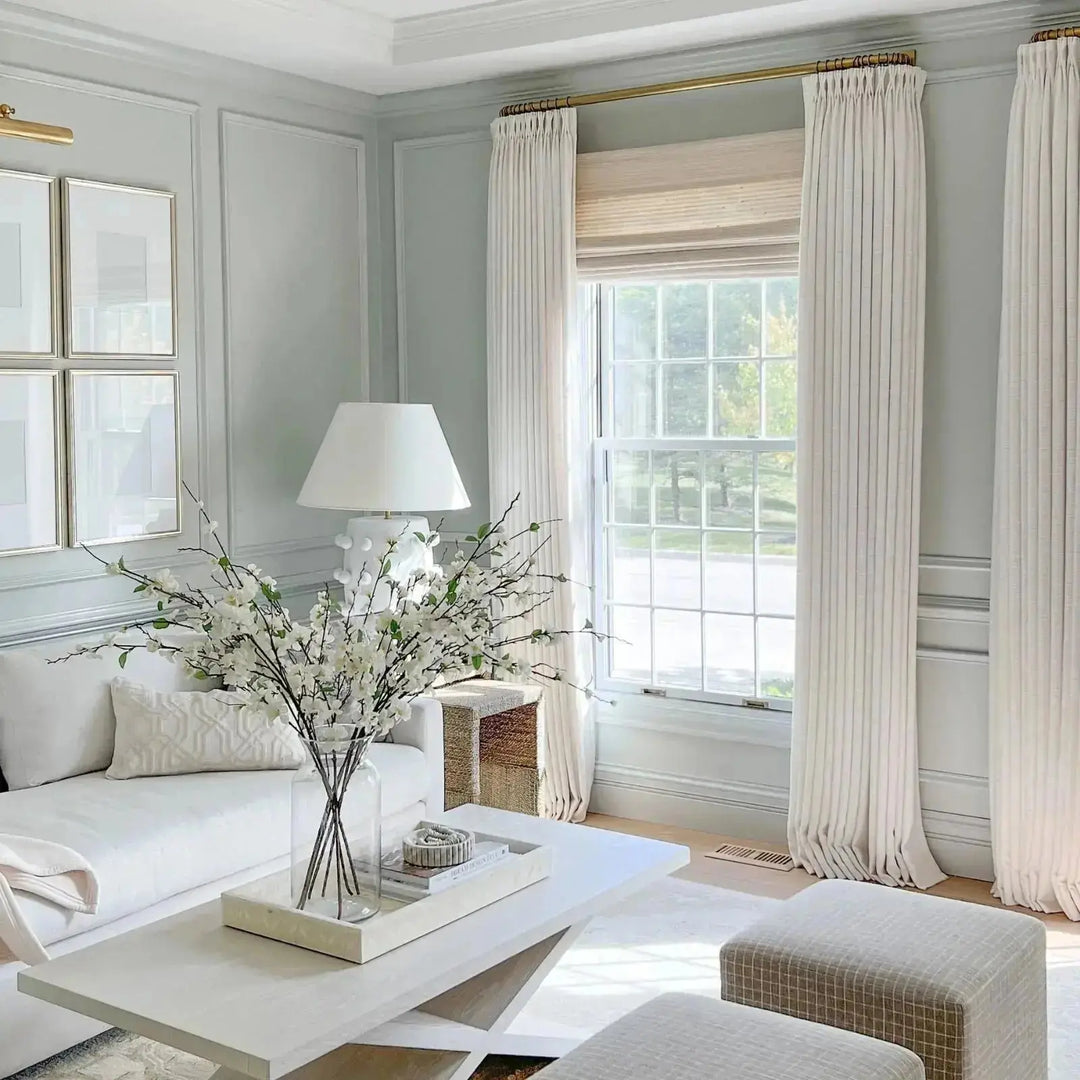 Twopages Curtains Custom Liz Linen Pi...