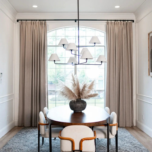 Liz Linen Drape Pleated