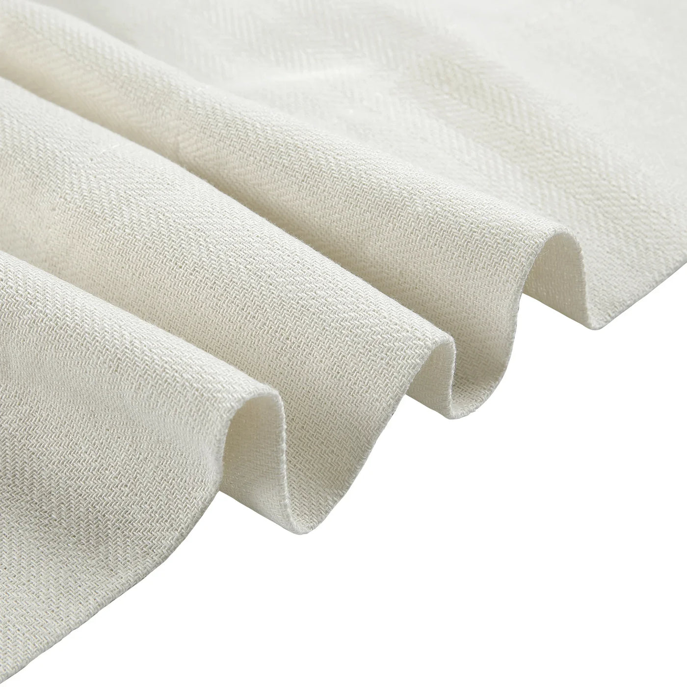 Ron Linen Cotton Herringbone Curtain Grommet TWOPAGES