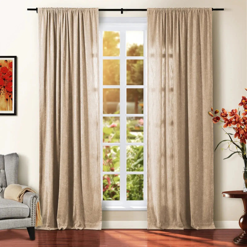 Tino Heavyweight Chenille Drapery Soft Top TWOPAGES