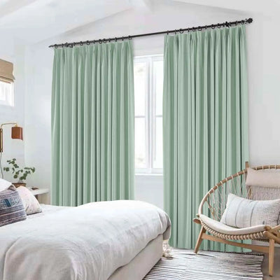 Saba Absolute Blackout Thermal Curtain with Foam Coated Pleated