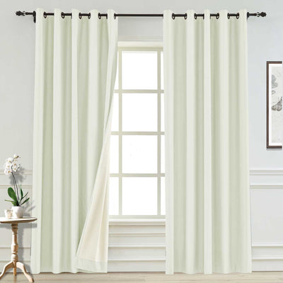 Saba Absolute Blackout Thermal Curtain with Foam Coated Pleated