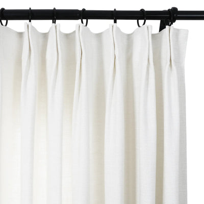 Reid Herringbone Curtain Pleated