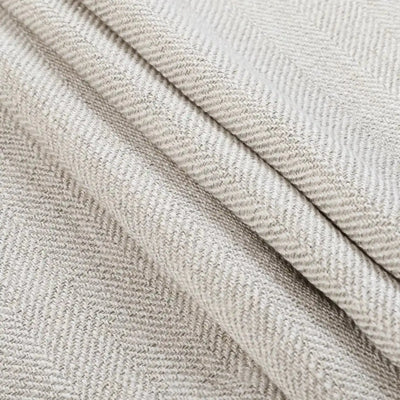 Reid Herringbone Curtain Pleated -TWOPAGES