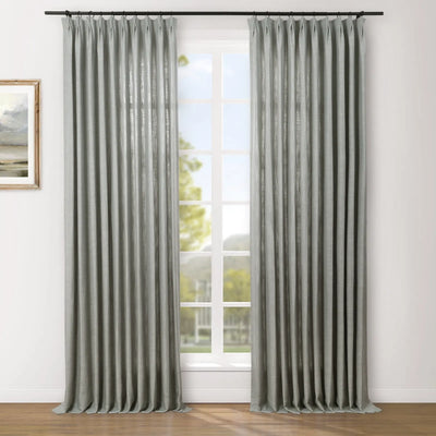 Reid Herringbone Curtain Pleated