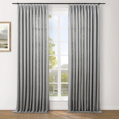 Reid Herringbone Curtain Pleated