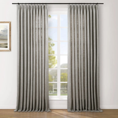 Reid Herringbone Curtain Pleated