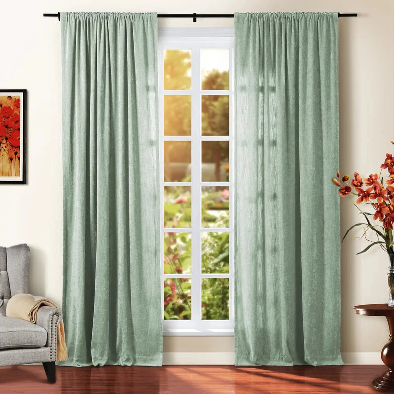 Tino Heavyweight Chenille Drapery Soft Top TWOPAGES