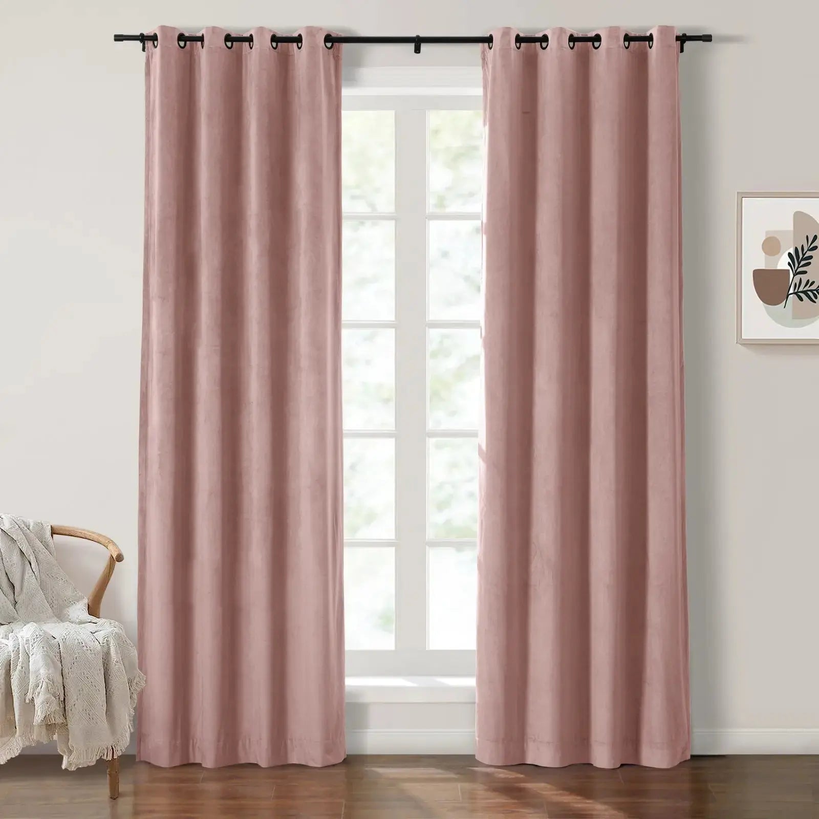 Birkin Insulated Velvet Grommet Curtain | Twopages Curtains