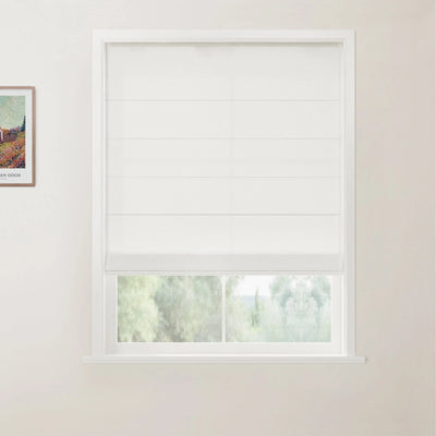 Andy Cordless Flat Fold Roman Shade