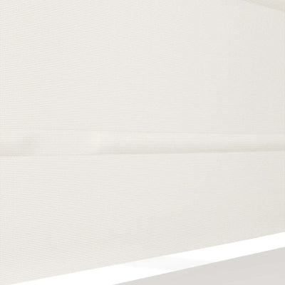 Details of Optic White Andy Fan Roman Shade - Cord Lift