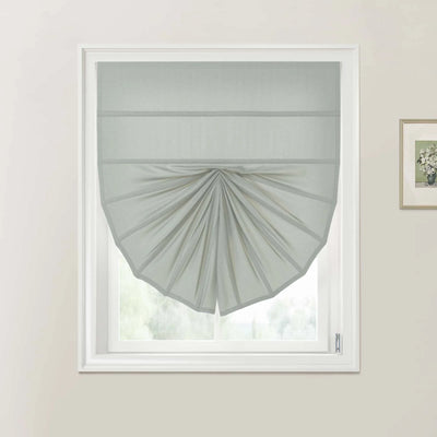 Stone Andy Fan Roman Shades - Cord Lift