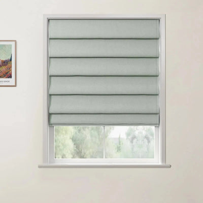 Stone Andy Deco Fold Cordless Roman Shade
