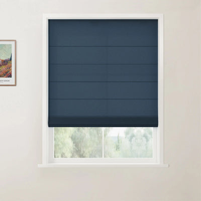 Ocean Andy Cordless Flat Fold Roman Shade