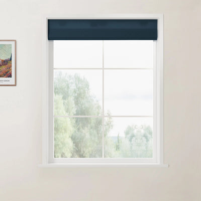 Ocean Andy Cordless Flat Fold Roman Shades