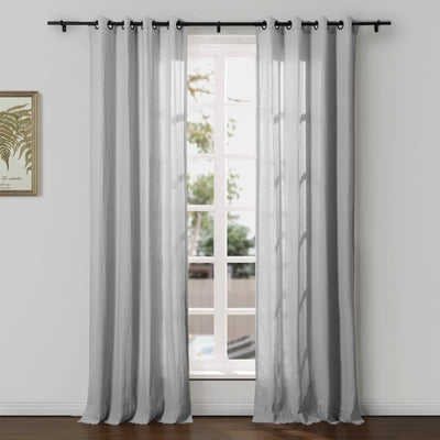 Ron Linen Cotton Herringbone Curtain Grommet TWOPAGES