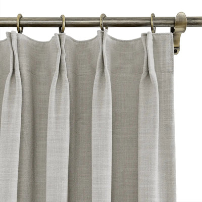 Liz Linen Ready Made Privacy Curtains Pinch Pleat Unlined -TWOPAGES