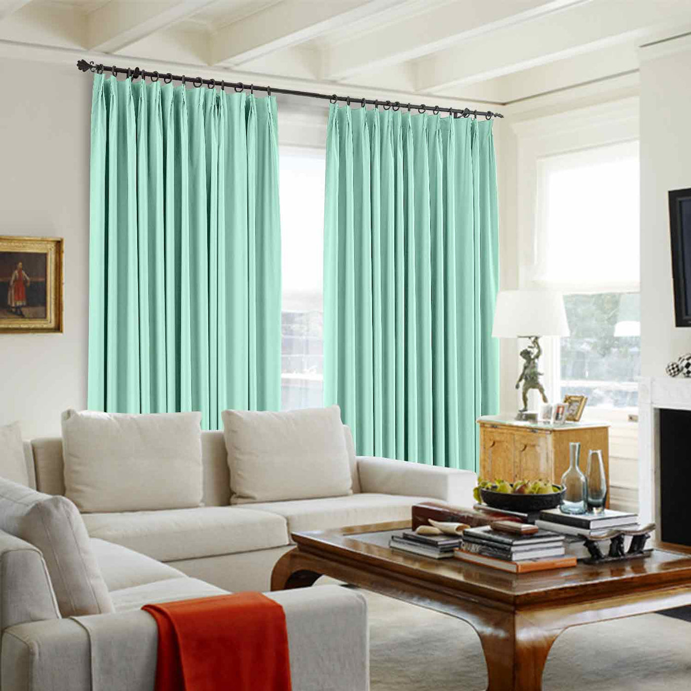 Saba Absolute Blackout Thermal Curtain with Foam Coated Grommet