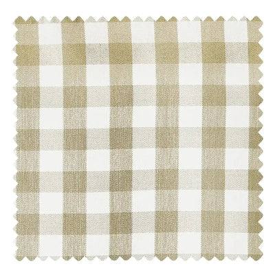 Celia Striped Plaid Cafe Curtains -TWOPAGES